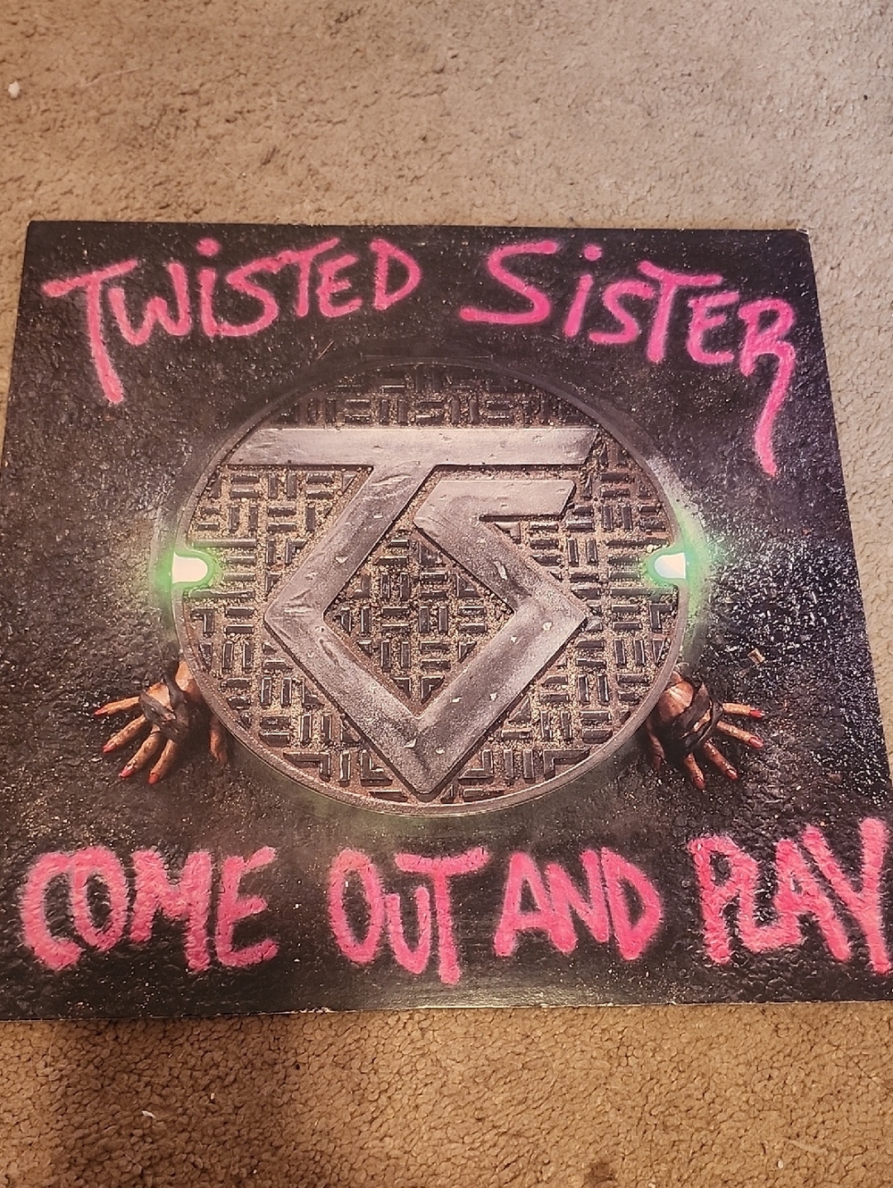 Twisted Sister 'Come Out and Play' Vinyl Album - Pink & Black Artwork